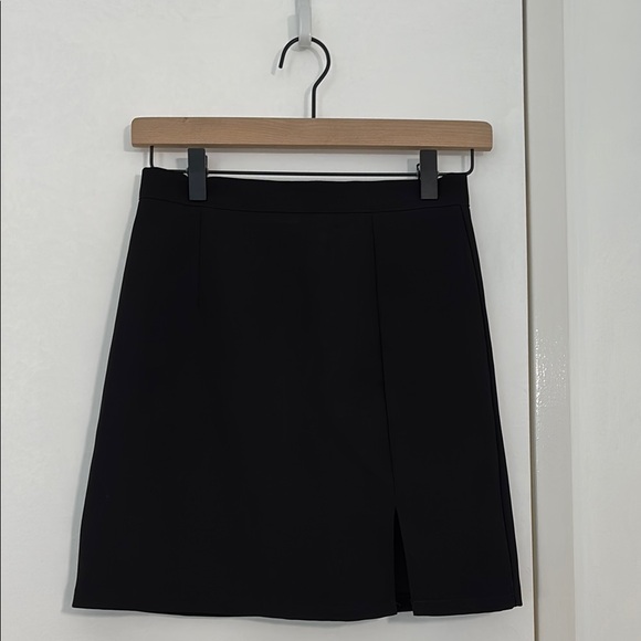 Black Skirt with Side Slit - Picture 1 of 1